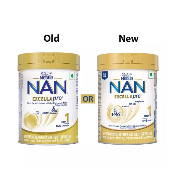 Nestle Nan Excellapro Infant Formula Stage 1 Upto 6 months 400 gm Jar Pack