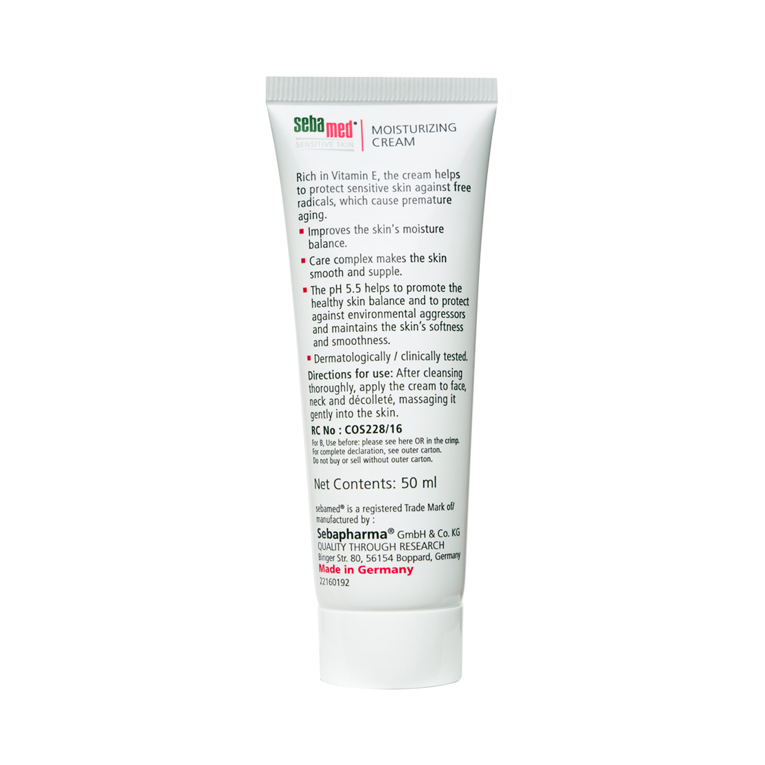 Sebamed Moisturizing Cream for Sensitive Skin 50ml Cureka