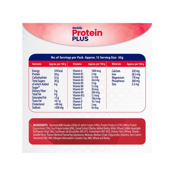 Nutrition information