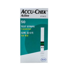 Accu-Chek Active Test Strips (50Strips) Multicolor