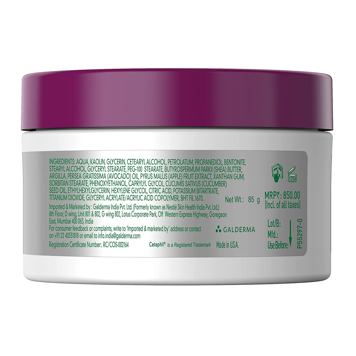 Cetaphil Pro Oil Control Face Purifying Mask 85g Cureka