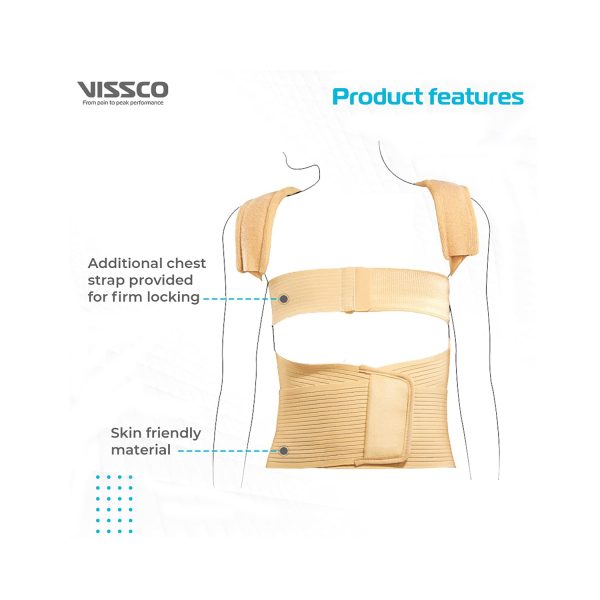  Vissco Dorso Lumbar Spinal Brace - Taylor Brace - XXL