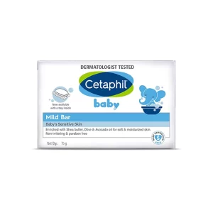 Cetaphil Baby Mild Bar 75gm, Kids Soap for Bath