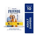 FRIENDS PREMIUM ADULT DIAPERS – 10 HOURS PROTECTION XL TAPE DIAPERS 2