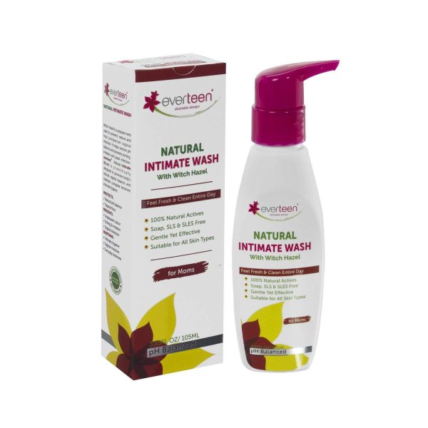 Everteen Natural Intimate Wash with Witch Hazel for Moms – 105 ml