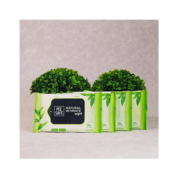 Pee Safe Natural Intimate Wipes
