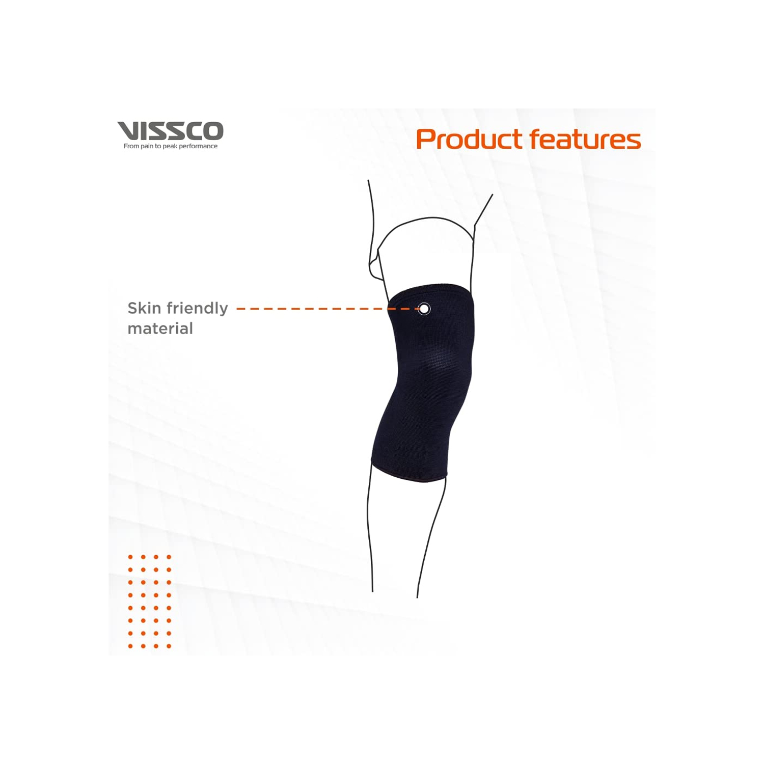 Buy Vissco Stretchable 2D Knee Cap Cureka