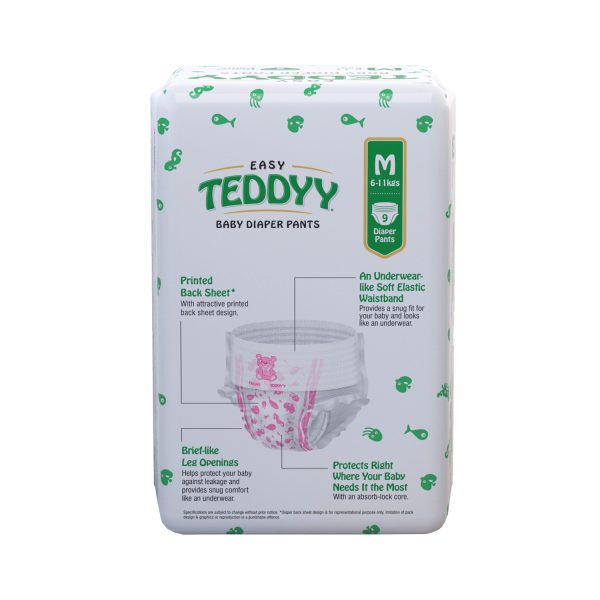 TEDDY EASY Baby Diaper Medium-(75 Pieces) M-(75 Pieces) - M - Buy 75 TEDDY  EASY Tape Diapers | Flipkart.com