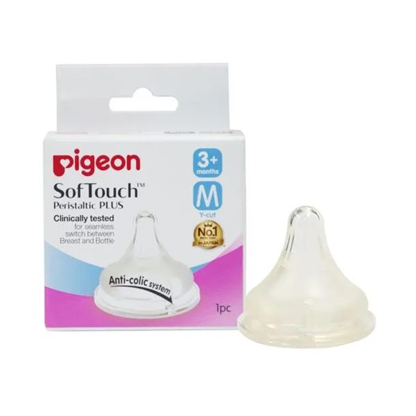 Pigeon SofTouch Peristaltic Plus Nipple- Medium