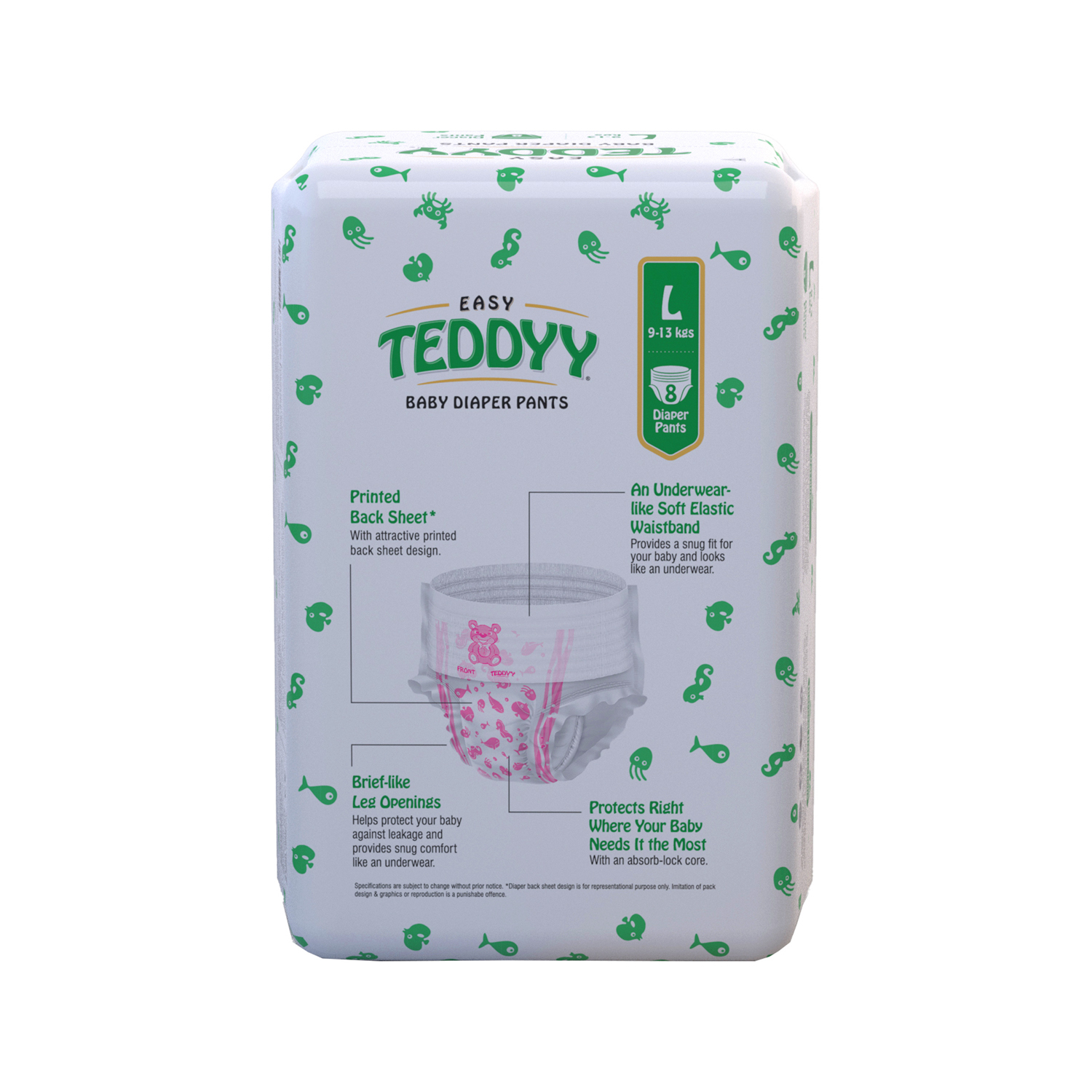 TEDDYY Baby Diapers Easy Pants - New Born Price in India, Full  Specifications & Offers | DTashion.com