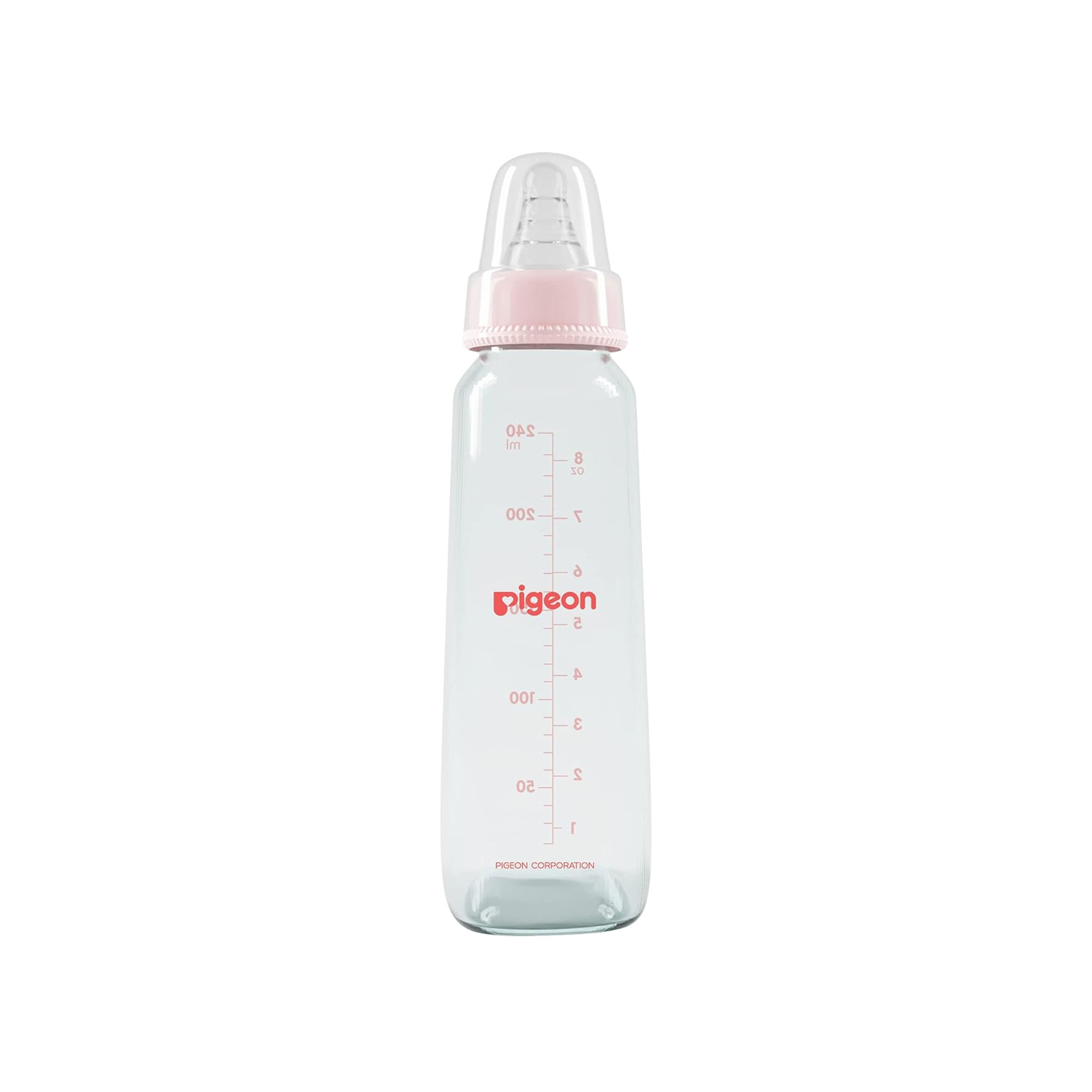 Pigeon Glass Feeding Bottle with 2 Nipples