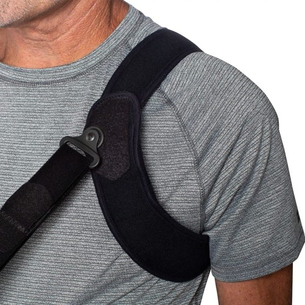 Local Shipment】Gym Shoulder Support Back Wrist Strap Wrap Strap One-Shoulder  Adjustable Breathable Sports Care Shield (Left/Right)