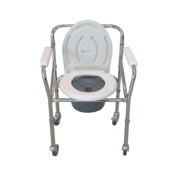 Flamingo Classic Commode Chair with Wheels Universal OC2303 (1)