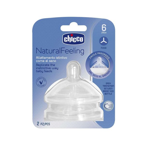 Chicco Teat- Natural Feeling Food 6M+