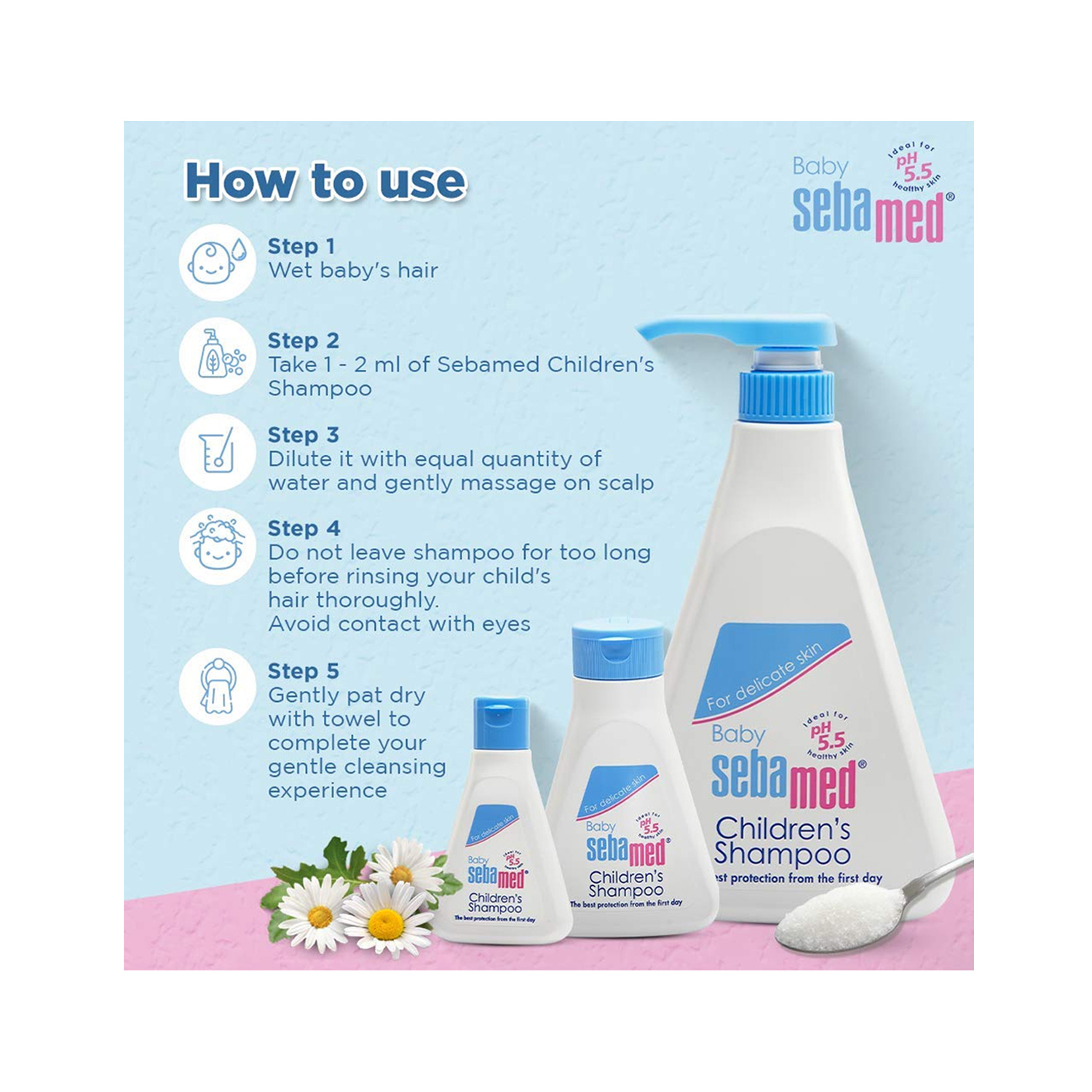 Sebamed Children's Shampoo 500ml Cureka