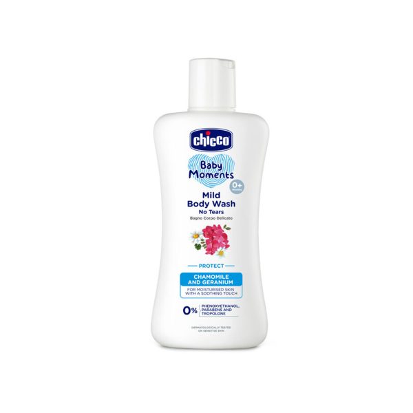 Chicco Baby Moments Mild Body Wash Protect- 200ml