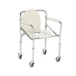 Flamingo OC2303 Classic Commode Chair with Wheels