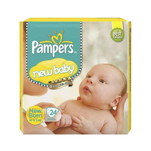 Pampers new baby taped diapers 24 Count 360