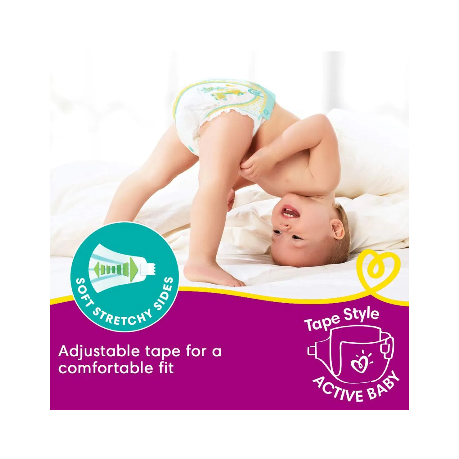 Pampers new baby taped diapers 24 Count Cureka