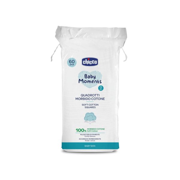 Chicco Soft Cotton Square (60Pcs)