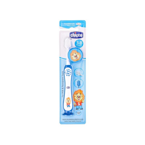 Chicco Baby Tooth Brush 3-8 years (Blue)