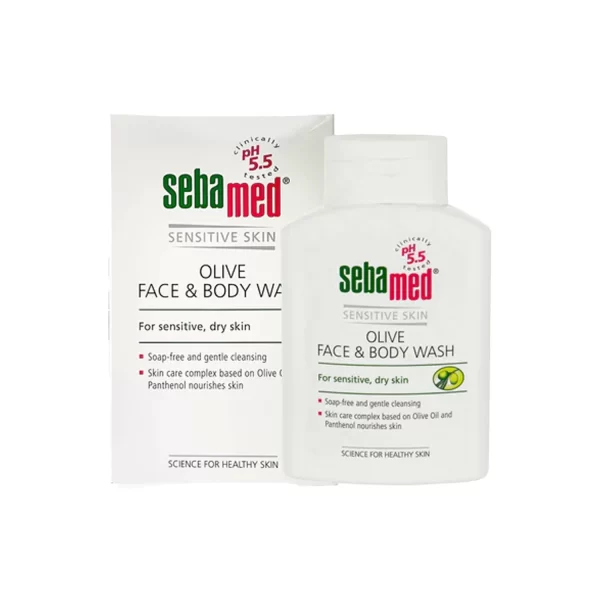 Sebamed Olive Face and Body Wash for Sensitive and Delicate Skin 200ml