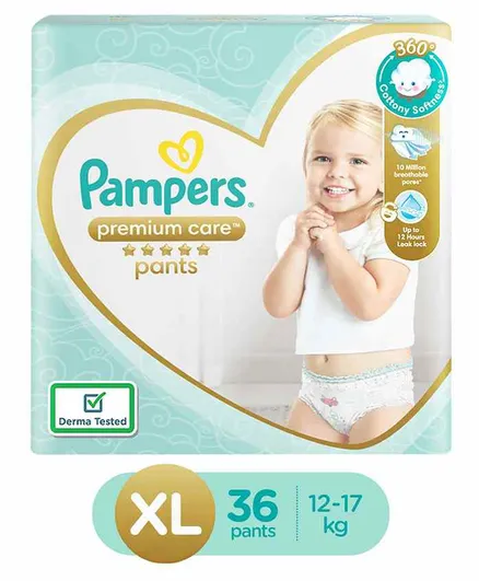 Buy Pampers Mosquito Guard Pants Baby Diapers - Large Size, 9-14 Kg, With  Natural Neem Oil, First Time In India Online at Best Price of Rs 1199 -  bigbasket