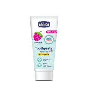 Chicco Toothpaste Strawberry- No Flouride(12m+)(50ml)