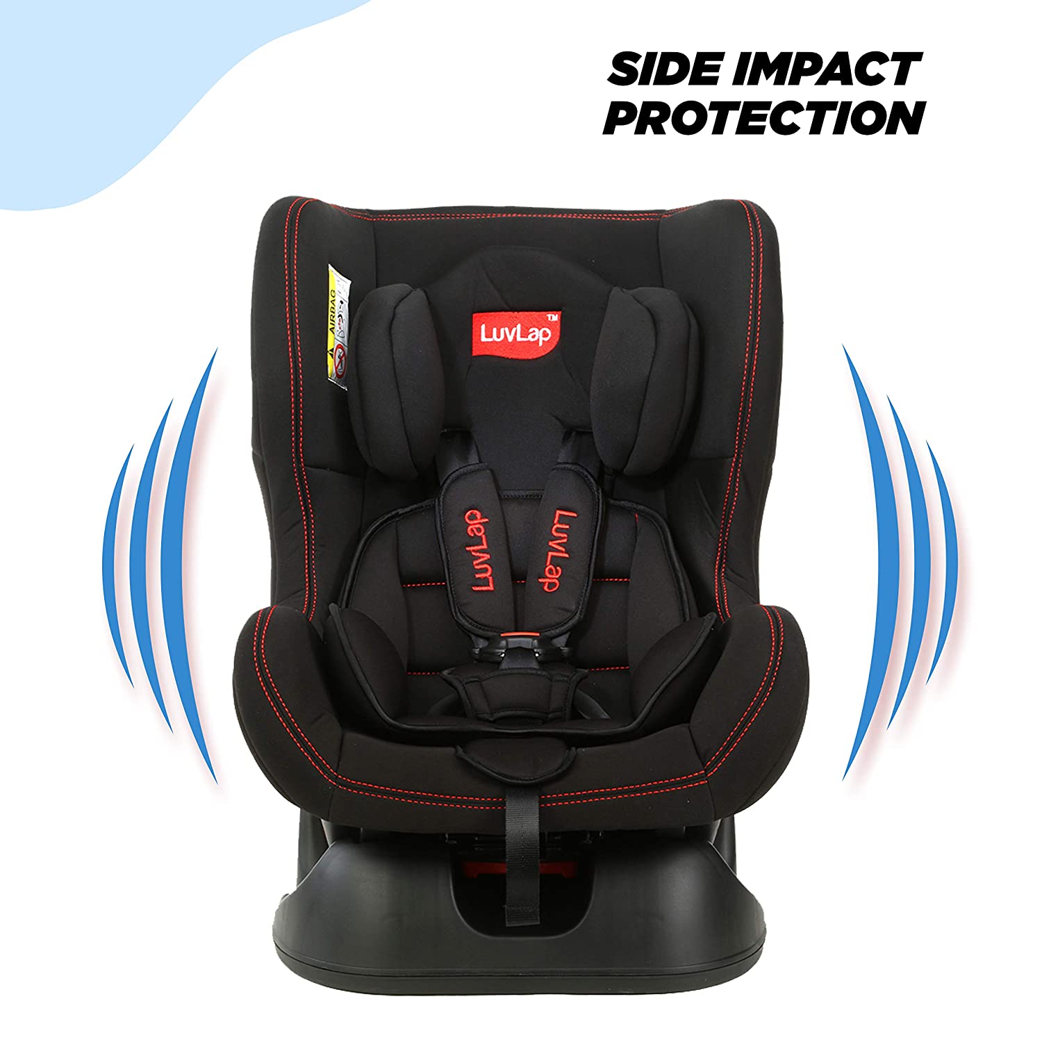 LuvLap Joy Car Seat for Baby & Kids (from 0 months to 4 years) Black