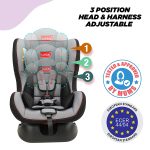 LuvLap Joy Car Seat for Baby Grey