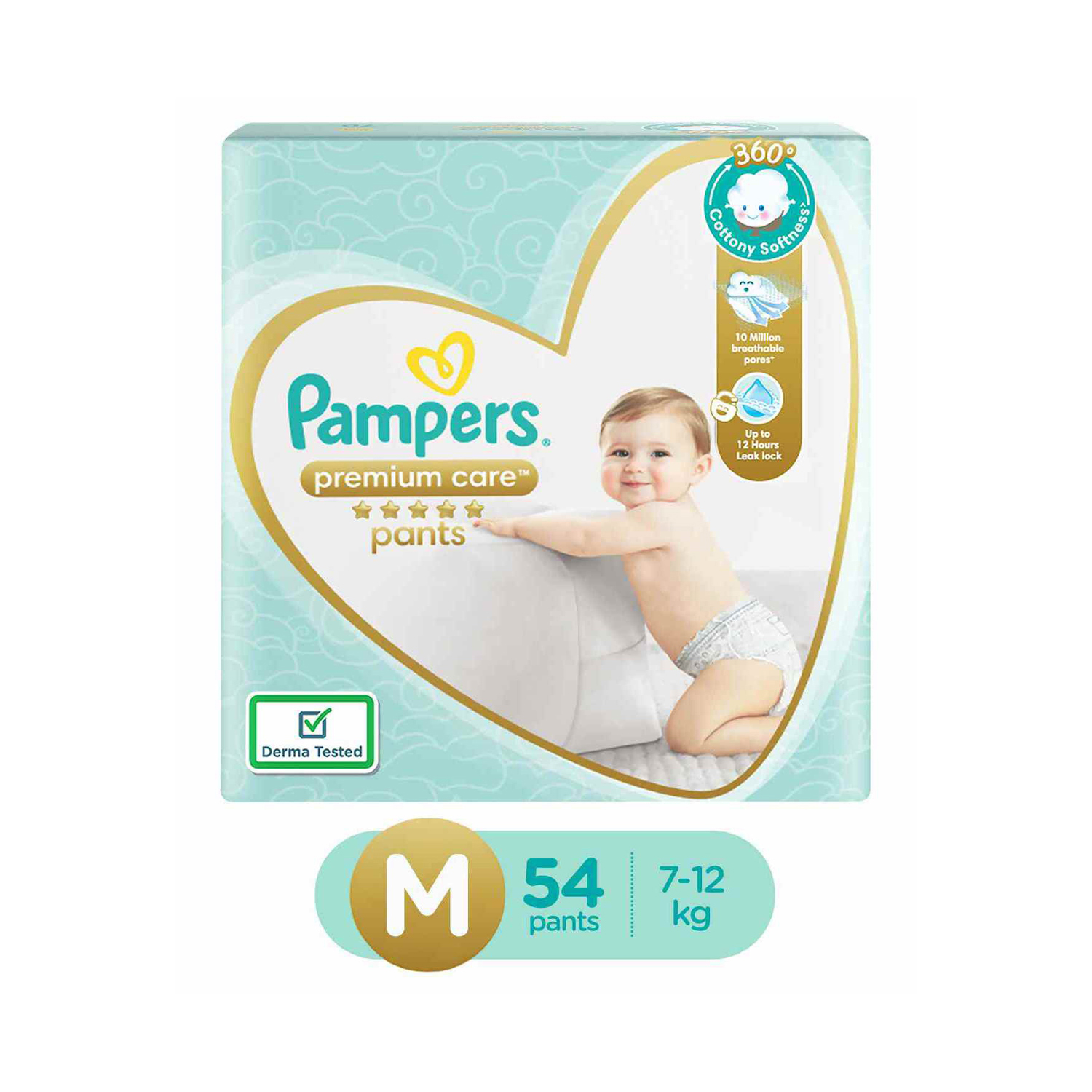 Buy Pampers Premium Care Pants Diapers Medium Size 42 Pcs Online At Best  Price of Rs 647.19 - bigbasket