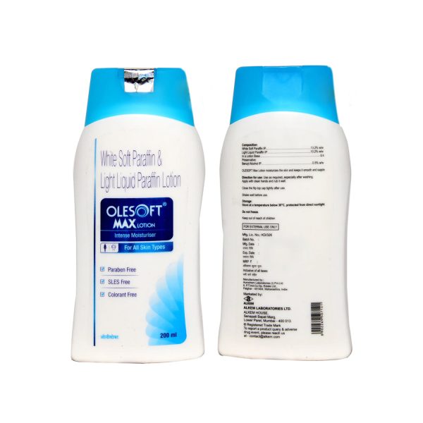 Olesoft Max Lotion 200ml Online in India Cureka