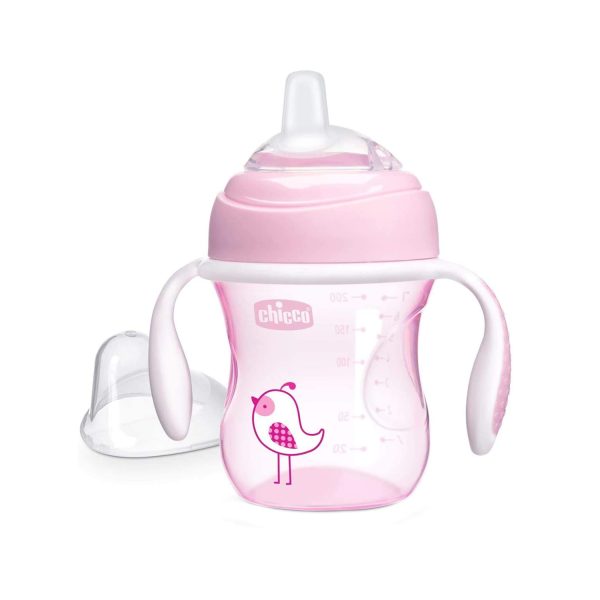 Chicco Transition Cup (200ml) (4m+) Girl (Pink Color)