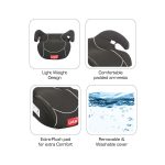 LuvLap Baby Comfy Booster Car Seat Black