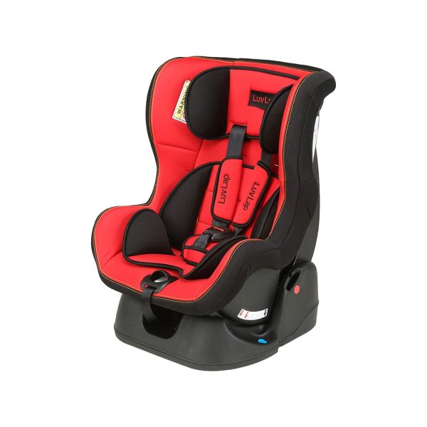 LuvLap Sports Convertible Baby Car Seat Red