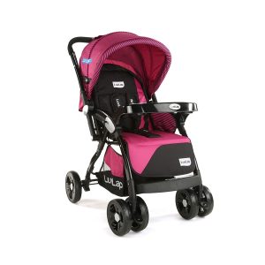 Luvlap Galaxy Stroller Pink with Black