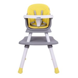 Luvlap Multifunction 6 in 1 High Chair Grey and Yellow