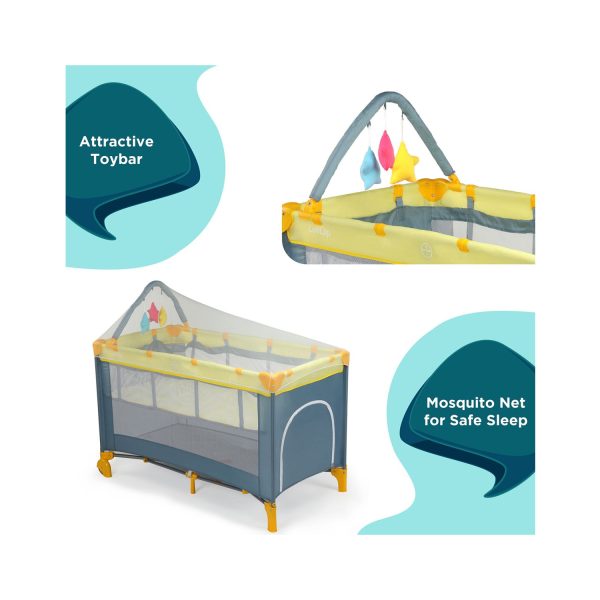 Luvlap Elegant Baby Playpen yellow