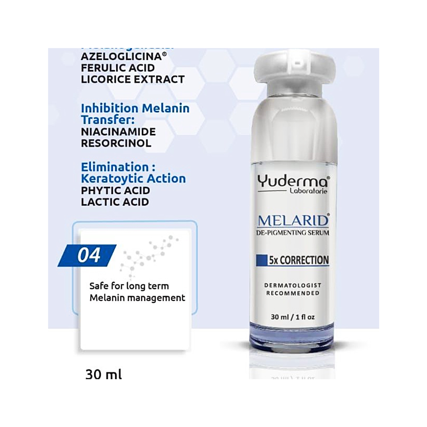 Yuderma Melarid Depigmenting Serum Cureka