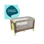 LuvLap Sunshine Baby Playpen Brown Green