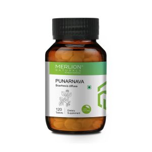 Merlion Naturals Punarnava Tablets (120 Tablets)