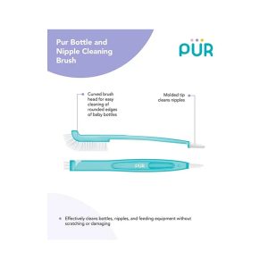 PUR Bottle and Nipple Brush Blue