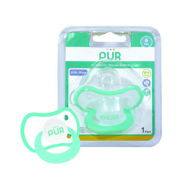 PUR Daytime Orthodontic Soothers for Babies from 6+ Months