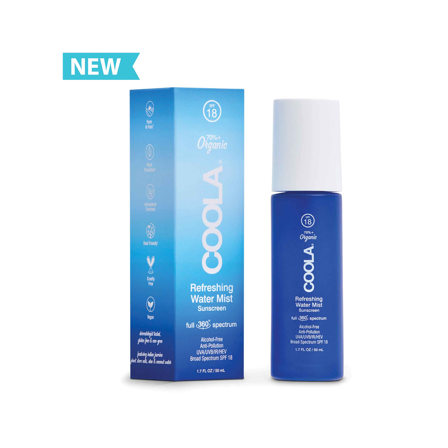 Coola mist sunscreen 50ml SPF 15 Sunscreen mist