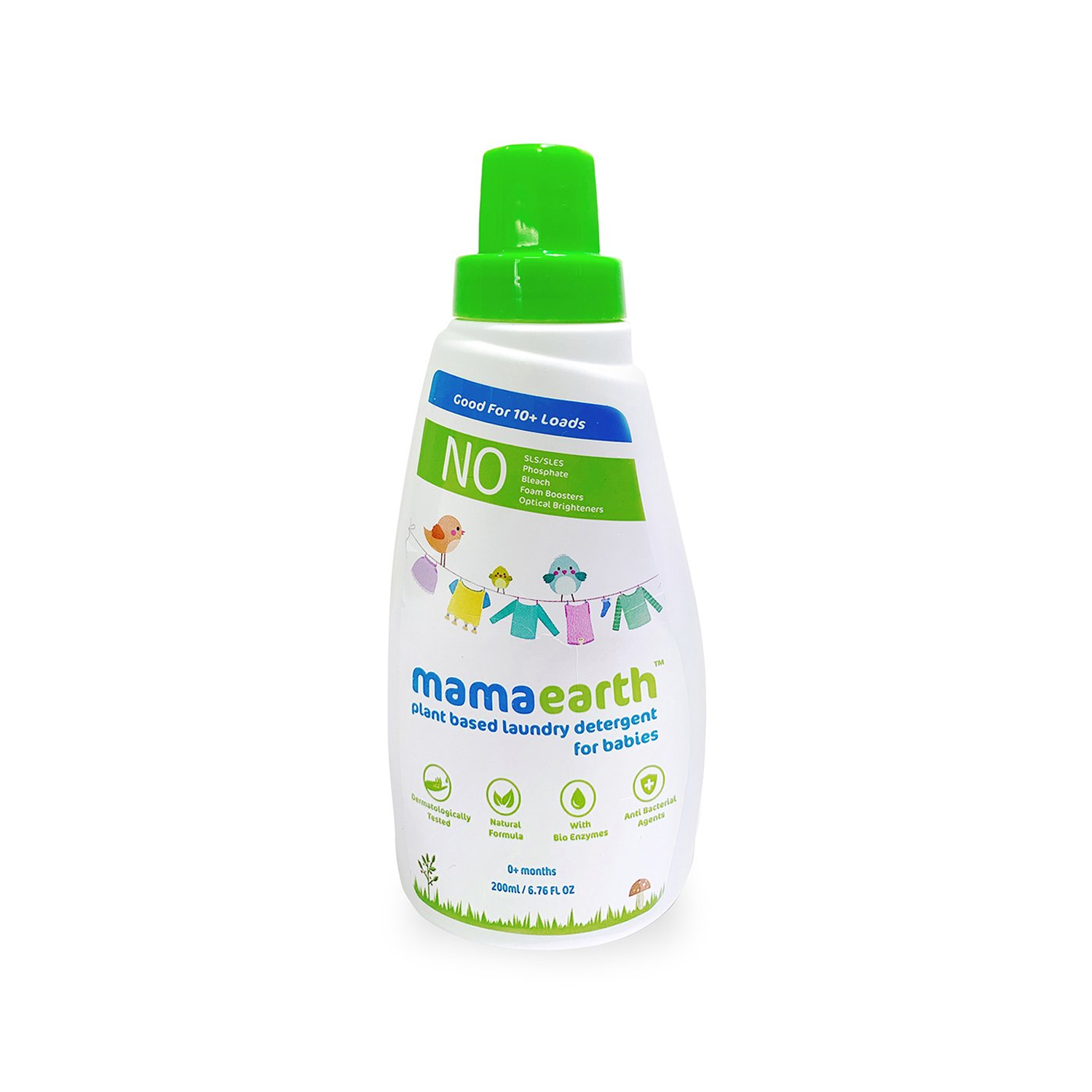 Mamaearth Plant Based Baby Laundry Liquid Detergent 200 ml