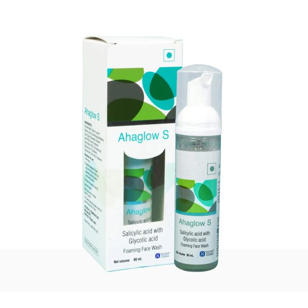 Ahaglow S Foaming Face Wash 60ml Cureka Online Health Care