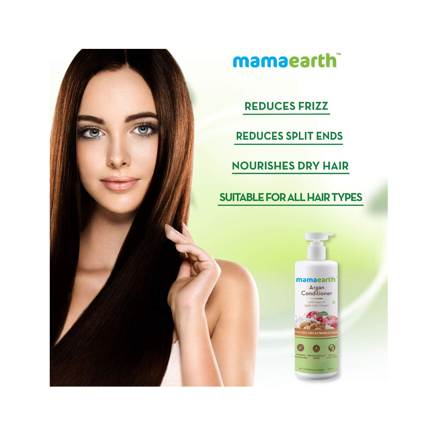 Mamaearth Argan Conditioner (250ml) Cureka Online Health Care