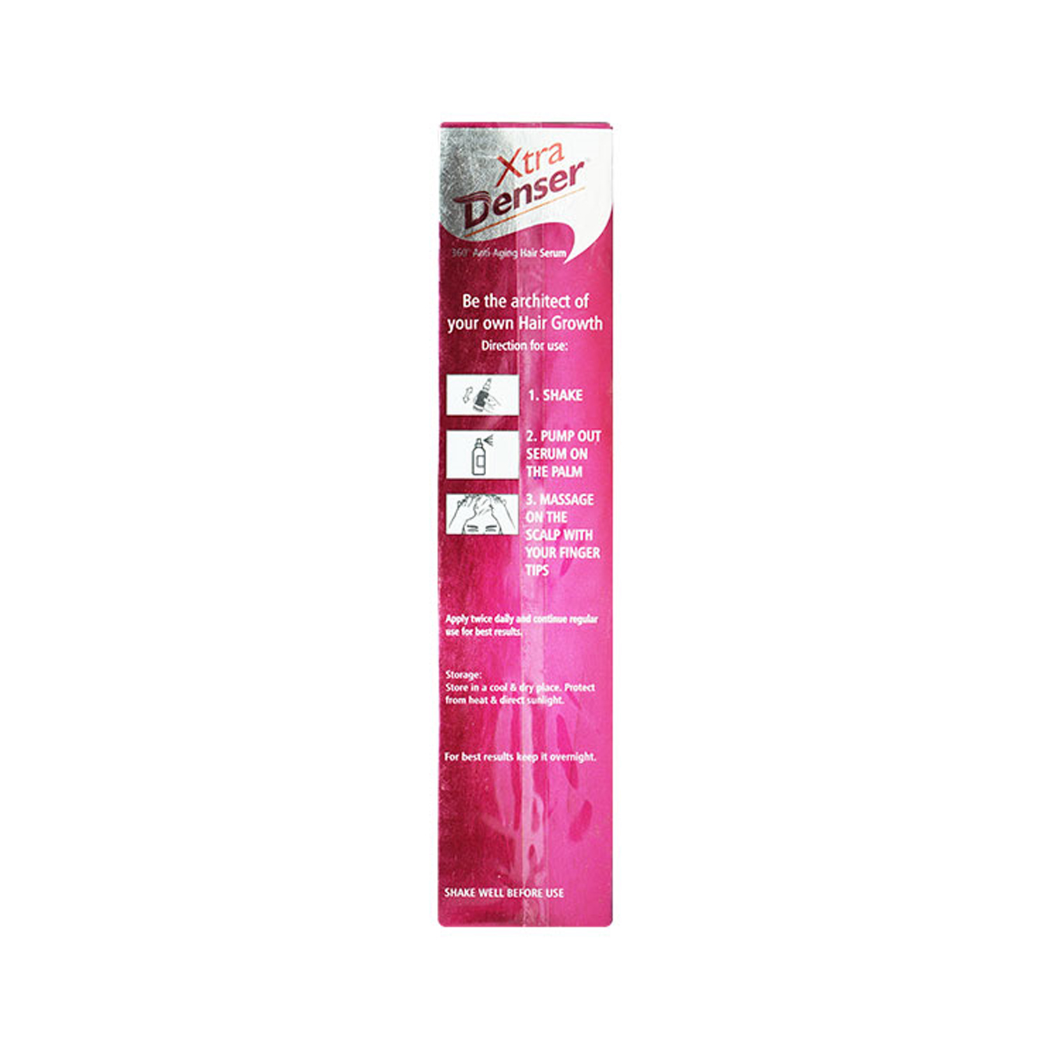 Xtra Denser Hair Serum 90ml - Cureka - Online Health Care Products Shop Xtra Denser Hair Serum 90ml - Cureka - Online Health Care Products Shop