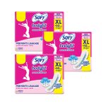 Sofy Bodyfit Pads XL – 6 Pads (Pack of 3)