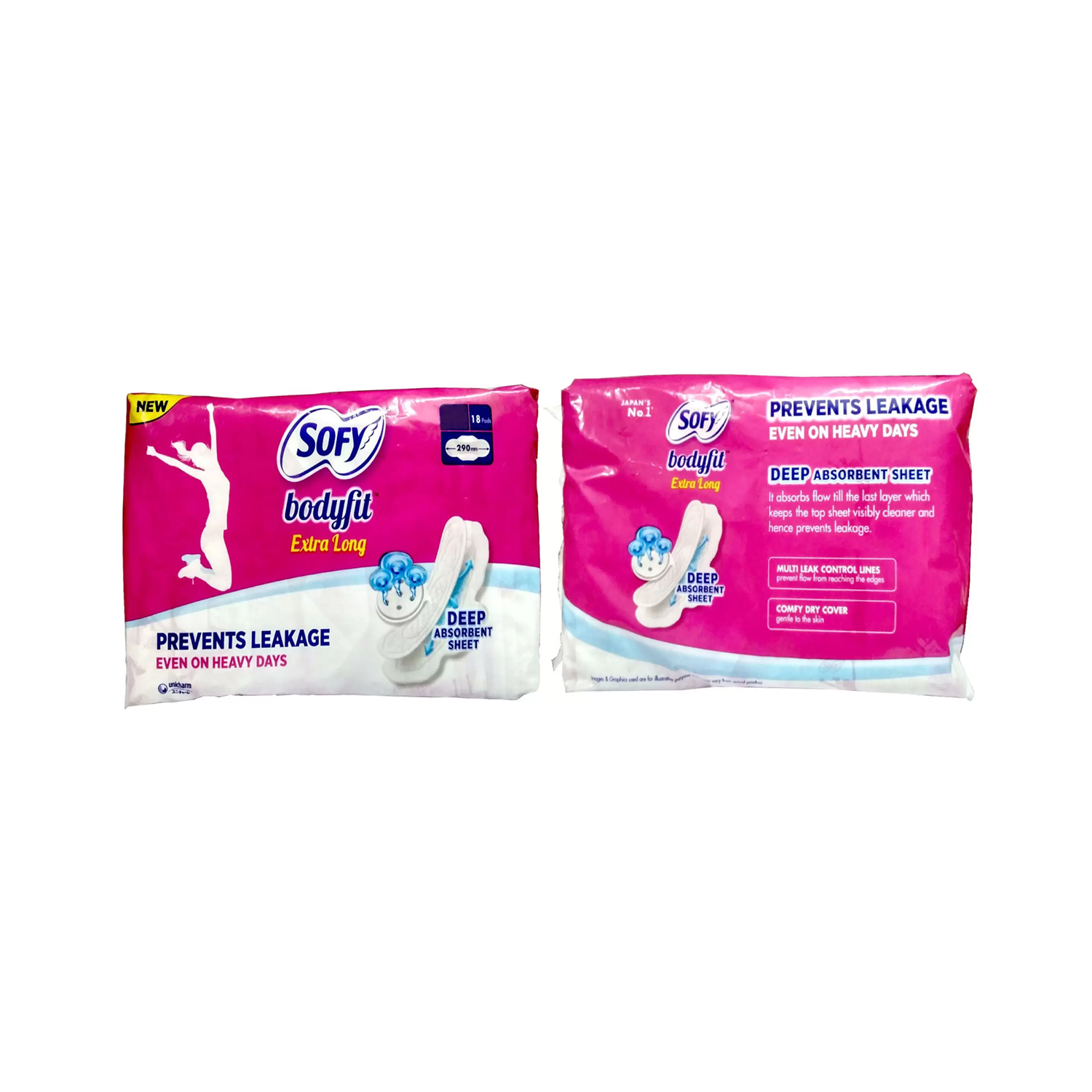 Buy Sofy Bodyfit Pads XL 18 Pads X 3 Packs Cureka